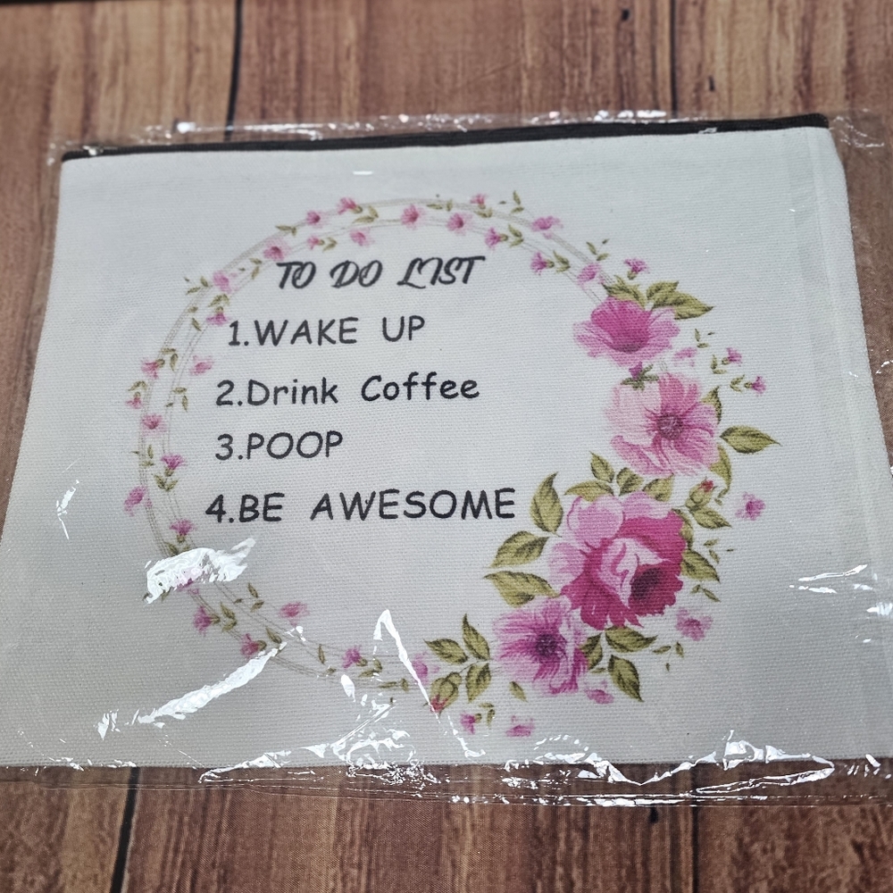 To Do List Multi Use Bag. NWT
